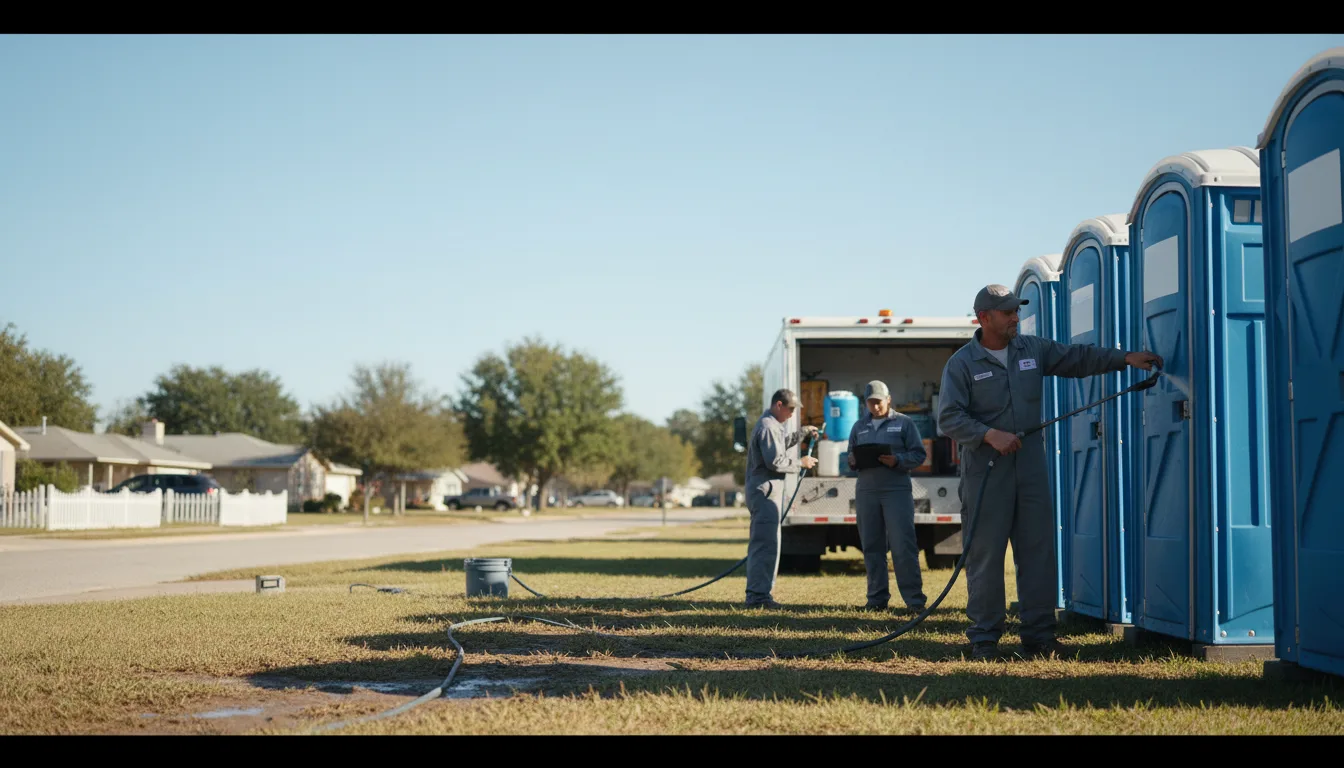 Long-Term Portable Toilet Rental in Livingston, LA near me